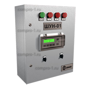 Шкаф управления насосами ШУН-1-2-3.7-ОК вид снаружи
