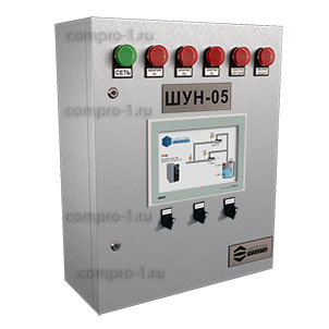 Шкаф управления насосами ШУН-5-3-3.4-С7-GSM вид снаружи